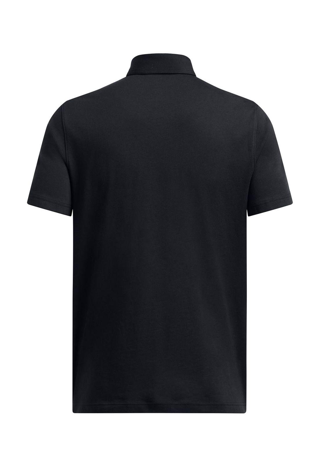 Polo UA Icon para hombre Negro-1