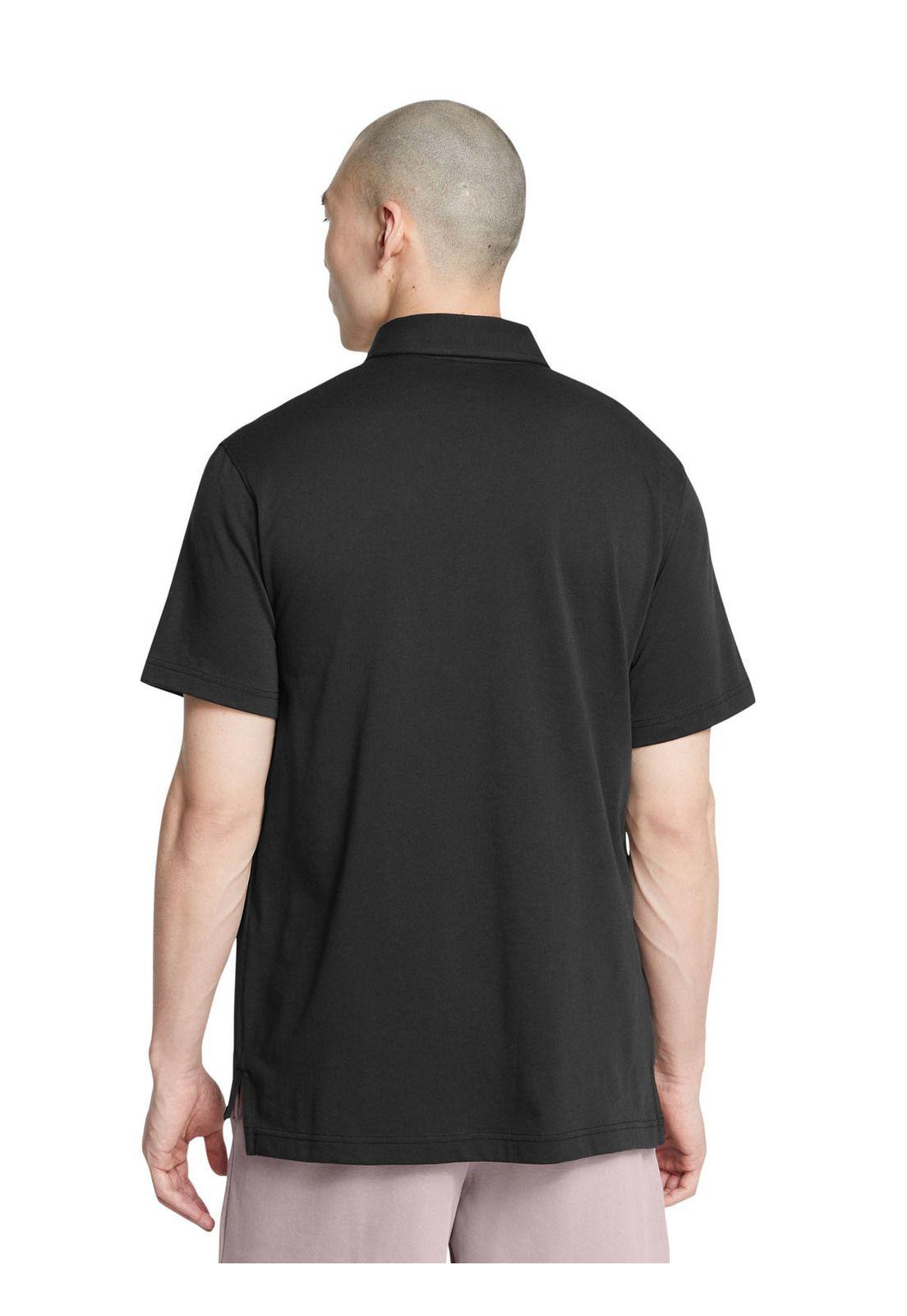 Polo UA Icon para hombre Negro-4