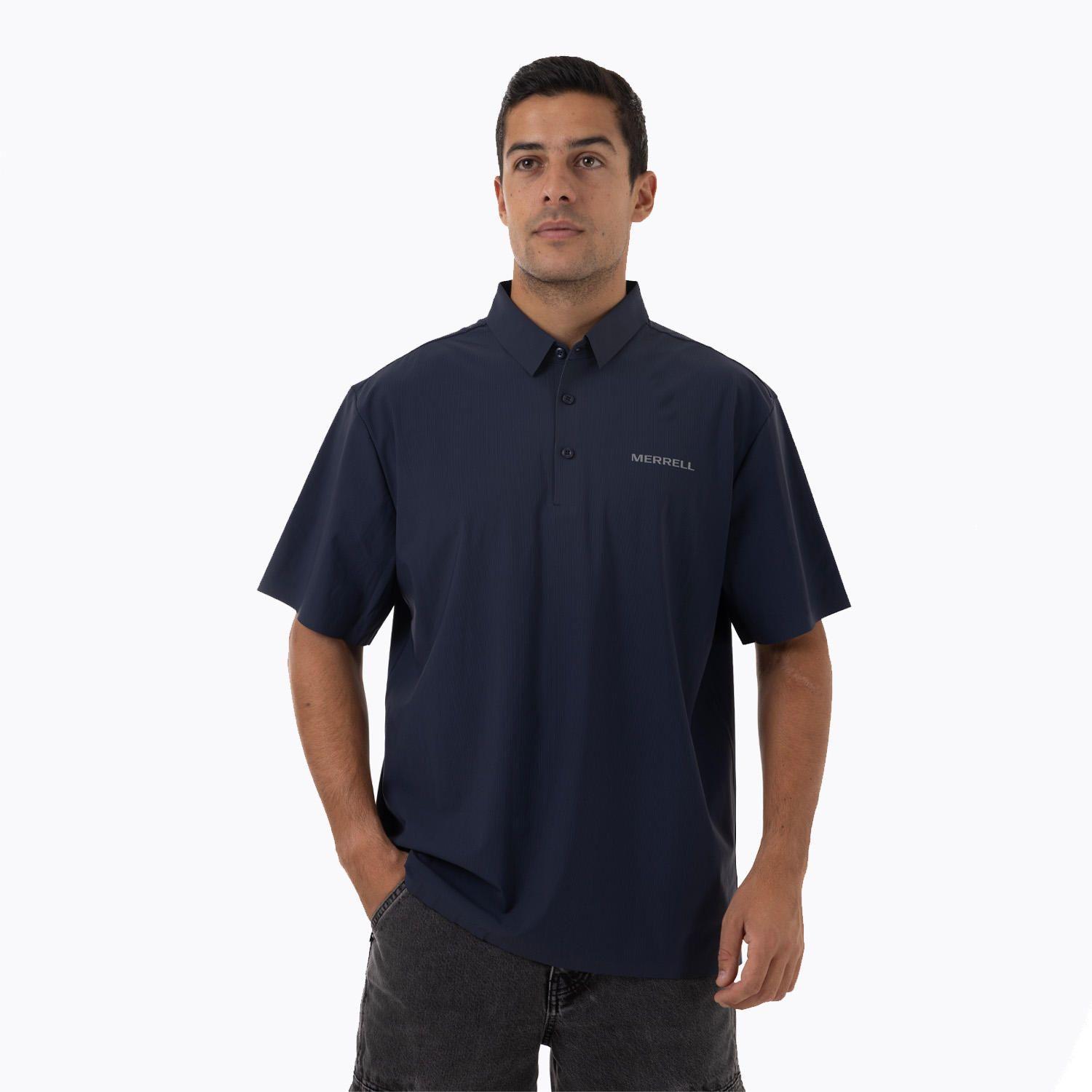 Polera MC Hombre Nova Tech Ss Tee Azul-0