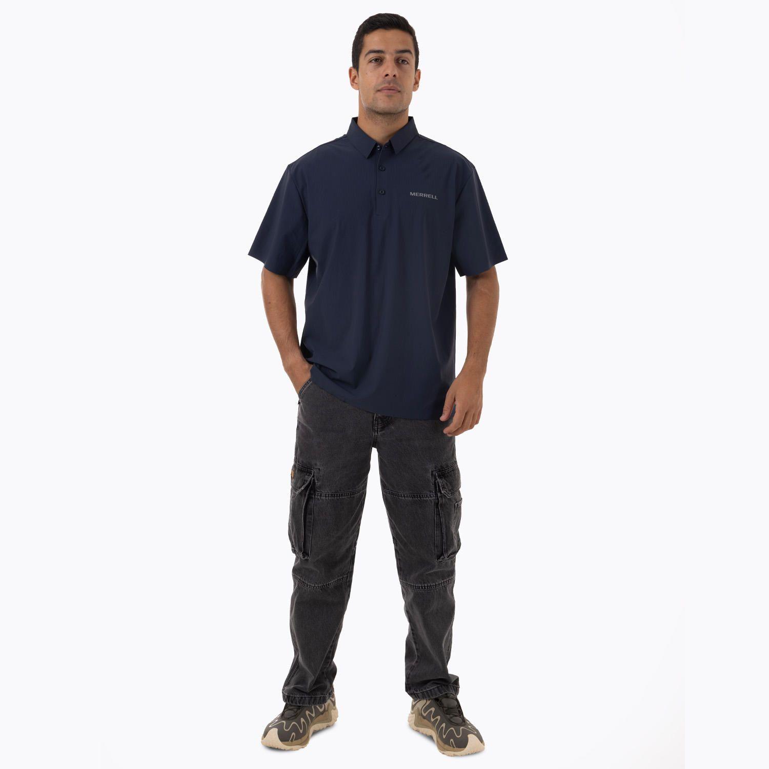 Polera MC Hombre Nova Tech Ss Tee Azul-6