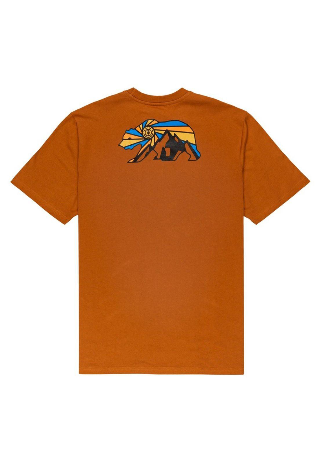 Polera M/C Hombre Blanton Terracota-1