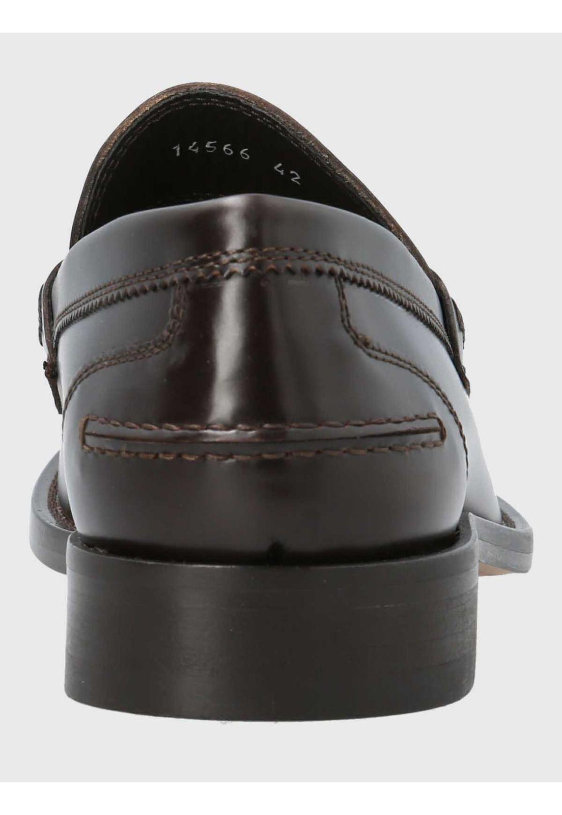 Mocasin Italiano Hombre Cuero Café Oscuro-6