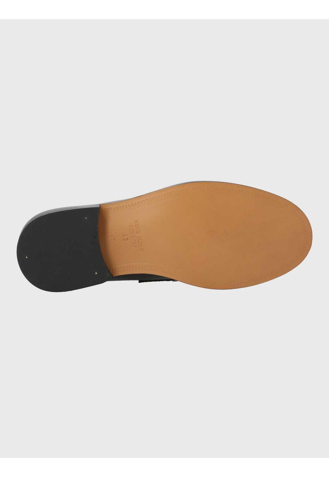 Mocasin Italiano Hombre Cuero Café Oscuro-7