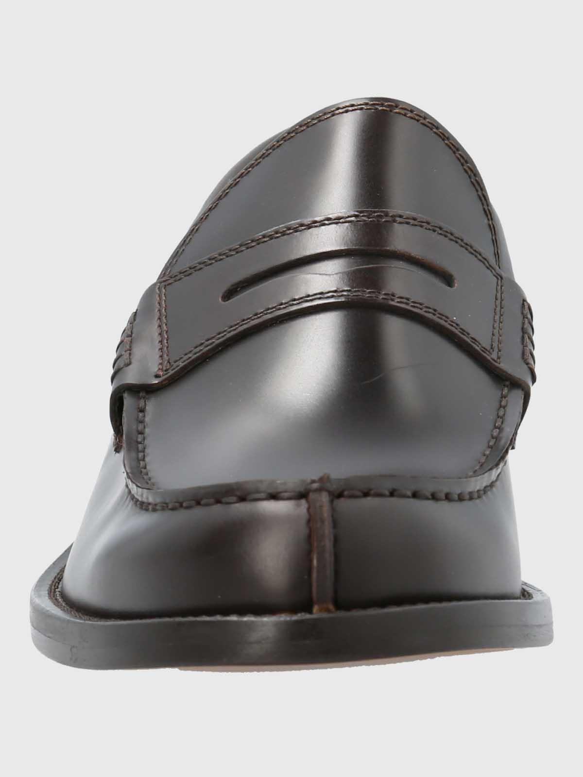 Mocasin Italiano Hombre Cuero Café Oscuro-3