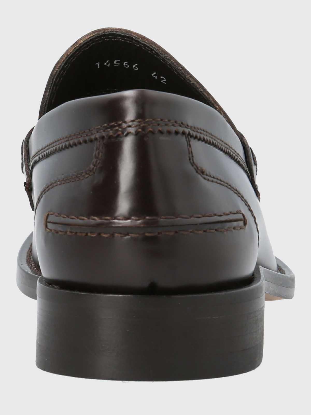 Mocasin Italiano Hombre Cuero Café Oscuro-6