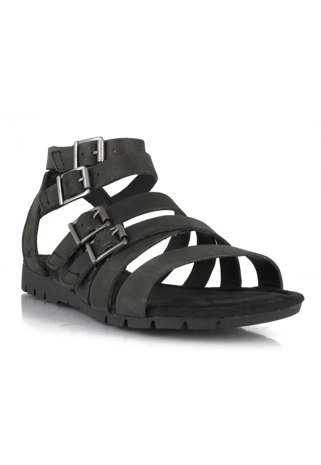 Sandalia Mujer Casual Indio Negro-0