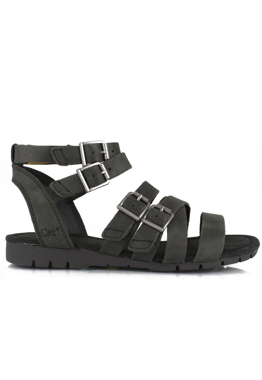 Sandalia Mujer Casual Indio Negro-1