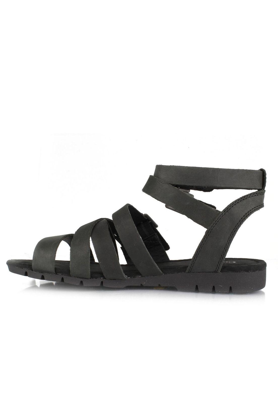 Sandalia Mujer Casual Indio Negro-2