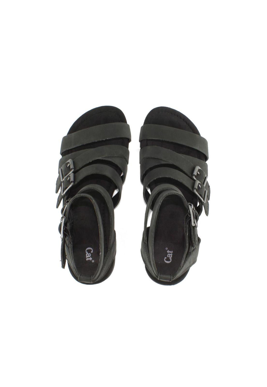 Sandalia Mujer Casual Indio Negro-3