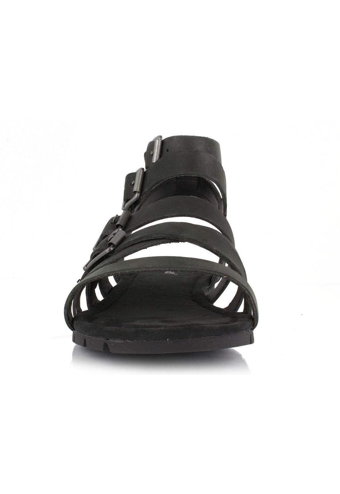 Sandalia Mujer Casual Indio Negro-4