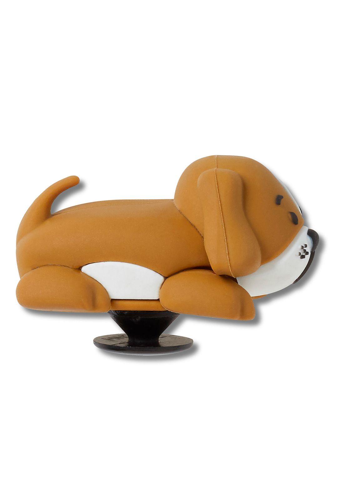 Jibbitz Crocs Perro 3D Con Patas Café Claro-2