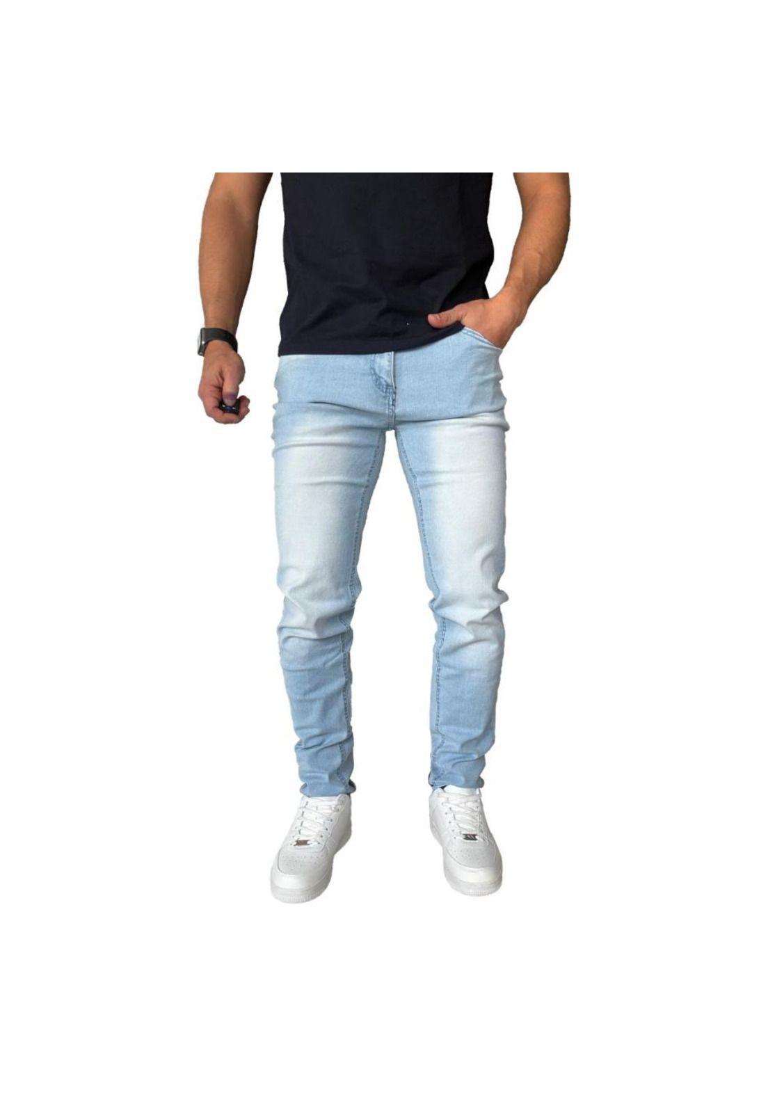 Jeans Elasticados Slim Fit Color focalizado Semipitillos-1
