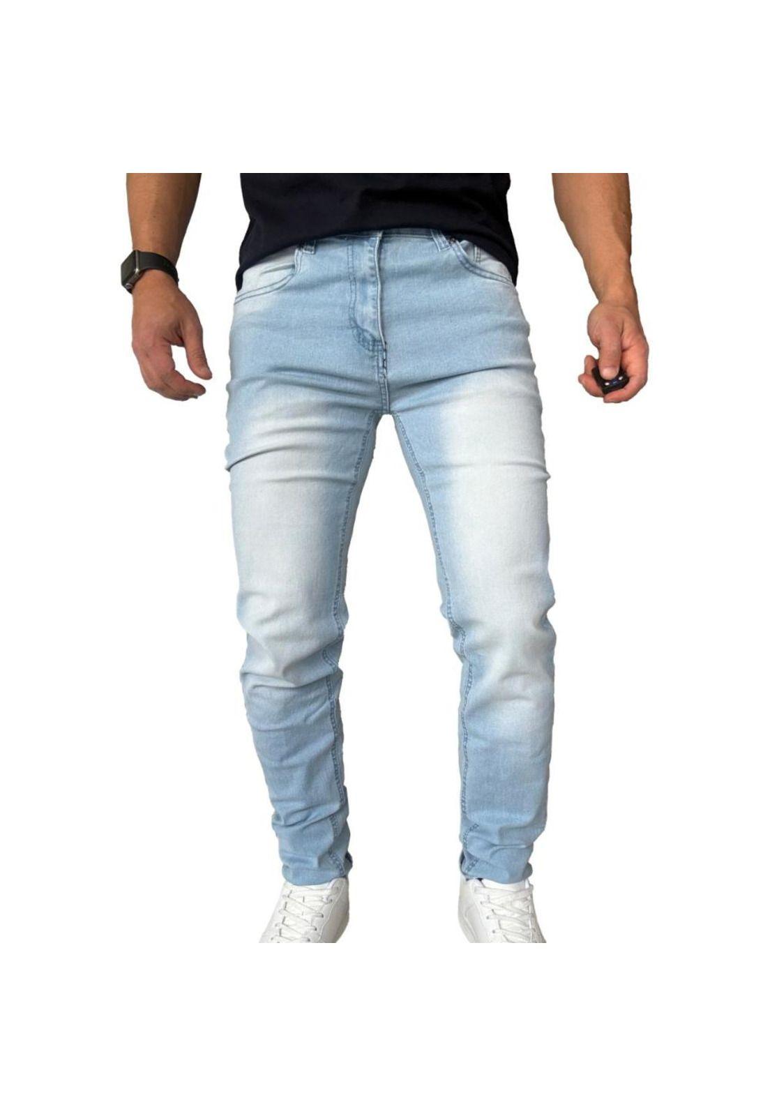 Jeans Elasticados Slim Fit Color focalizado Semipitillos-3