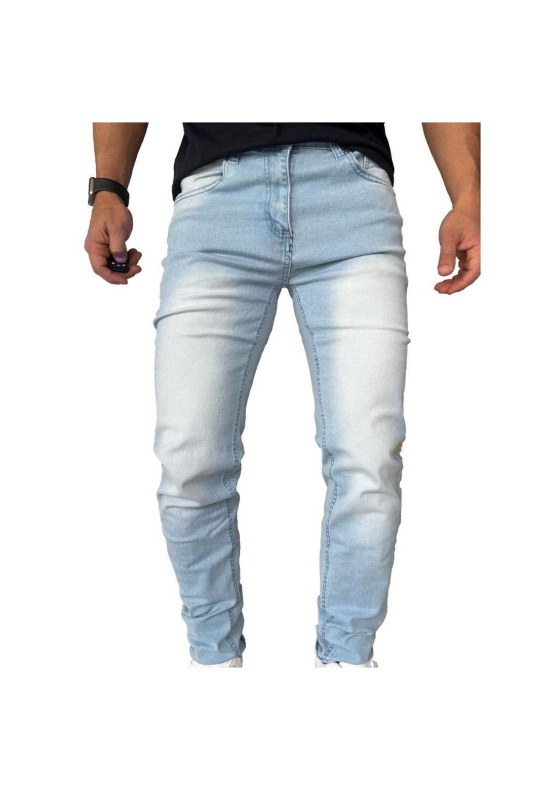 Jeans Elasticados Slim Fit Color focalizado Semipitillos-4