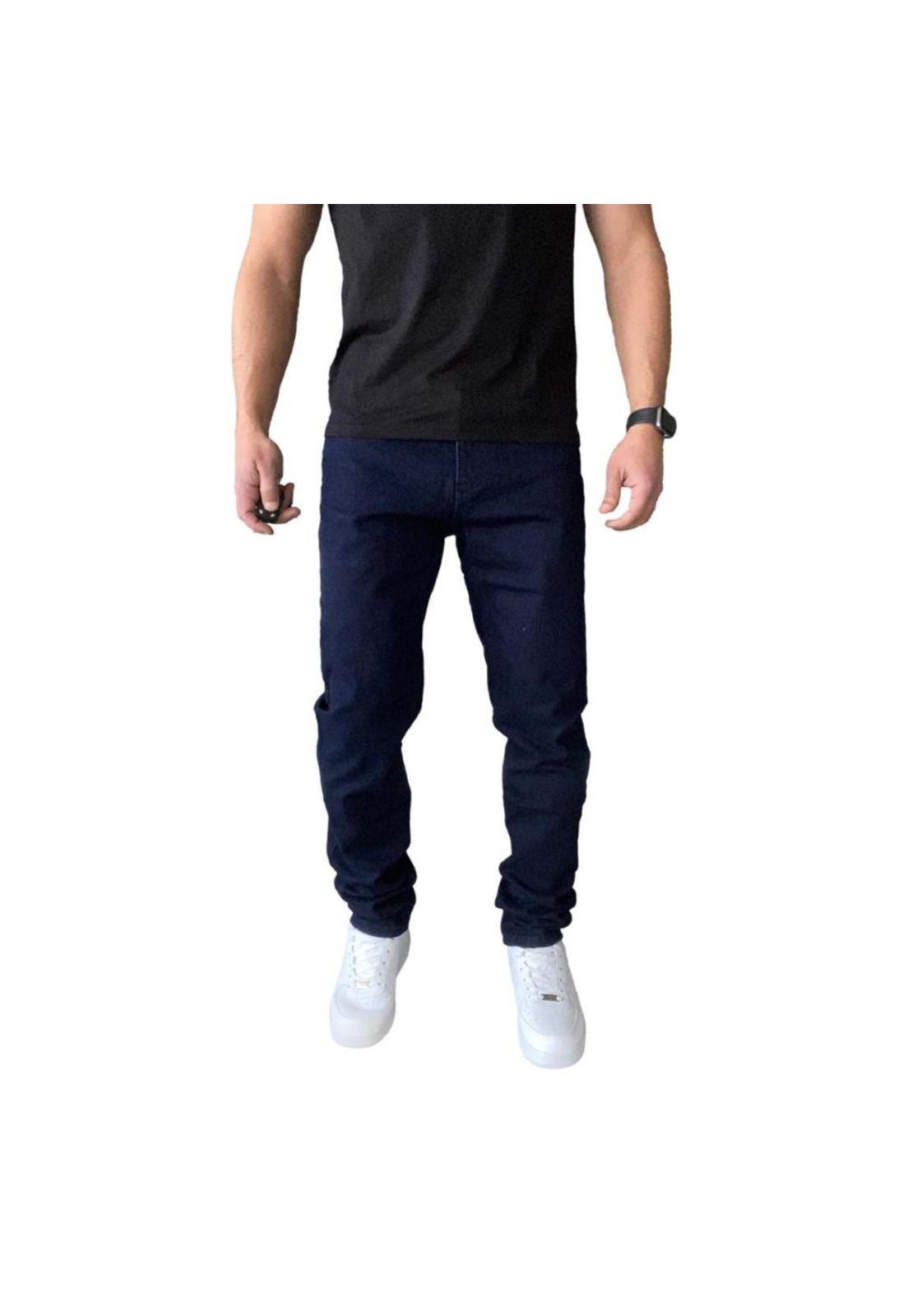 Jeans Slim Fit Mosaico Elasticados Hombre-0