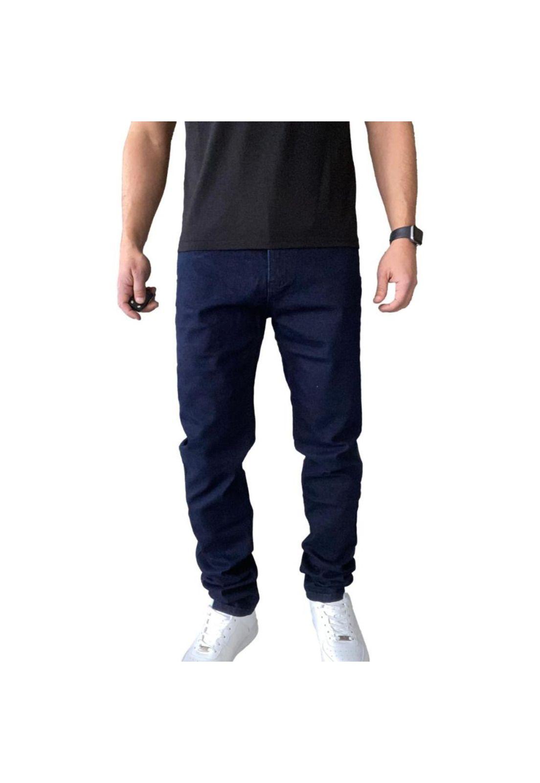 Jeans Slim Fit Mosaico Elasticados Hombre-1