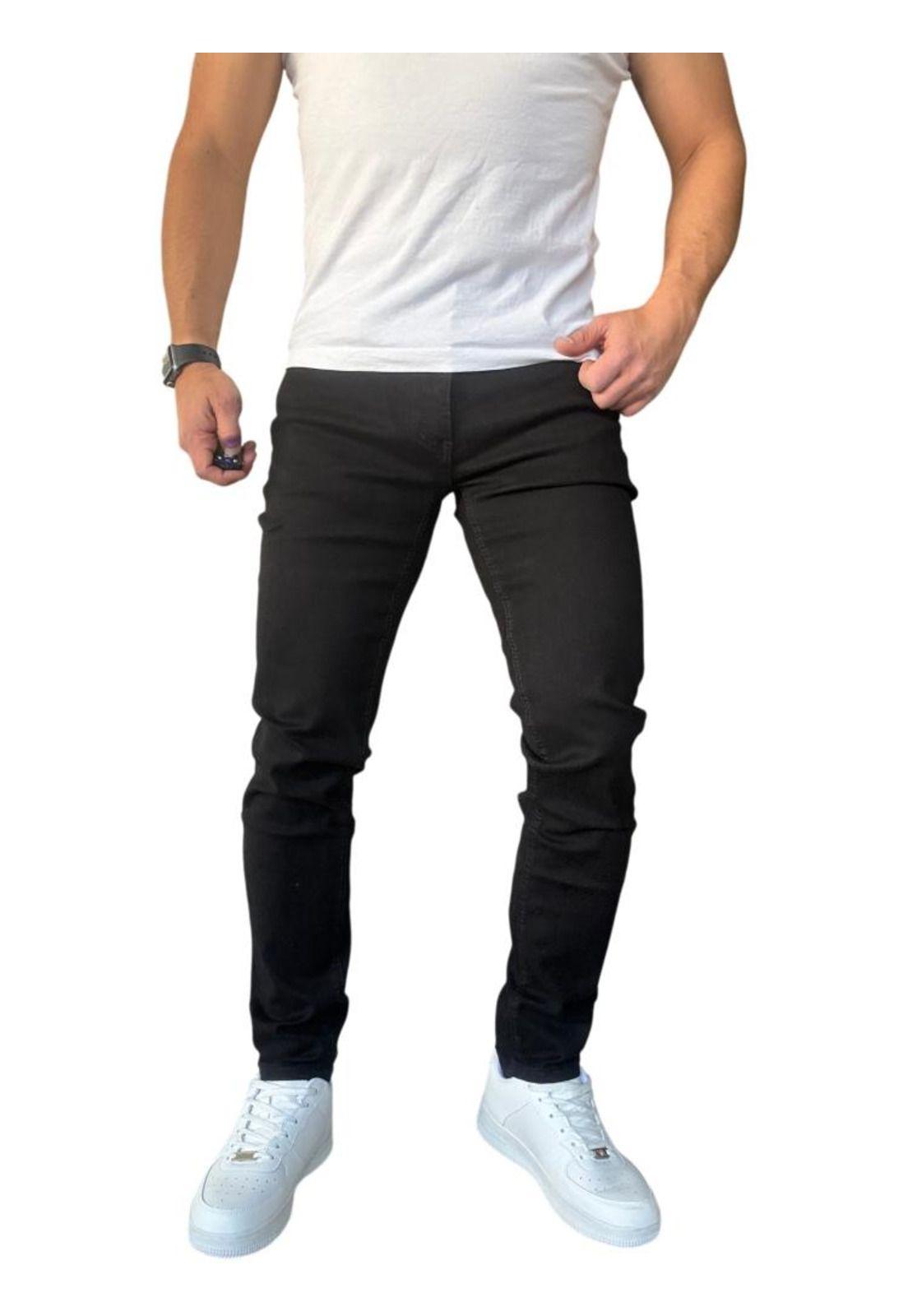 Jeans Slim Fit Negro -2