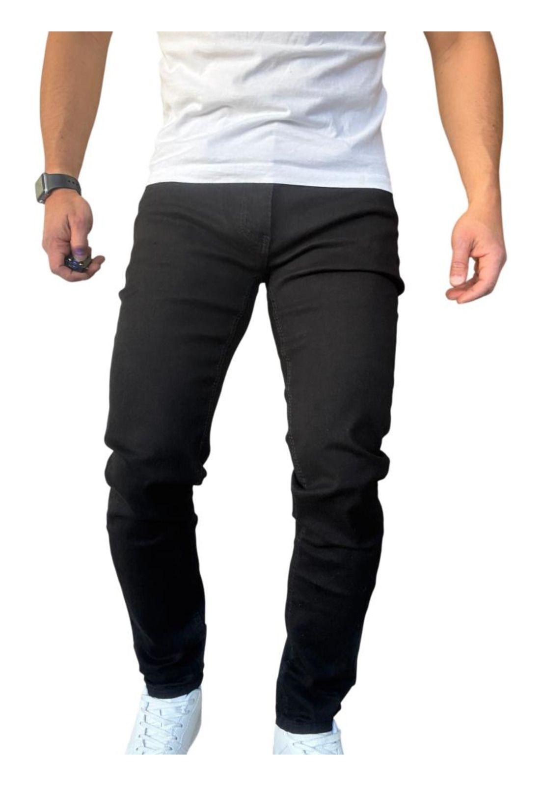 Jeans Slim Fit Negro -4