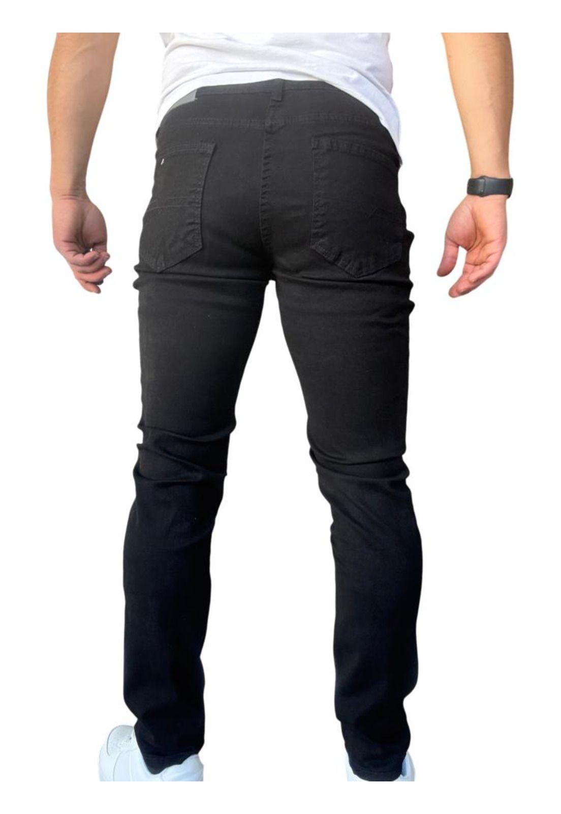 Jeans Slim Fit Negro -5