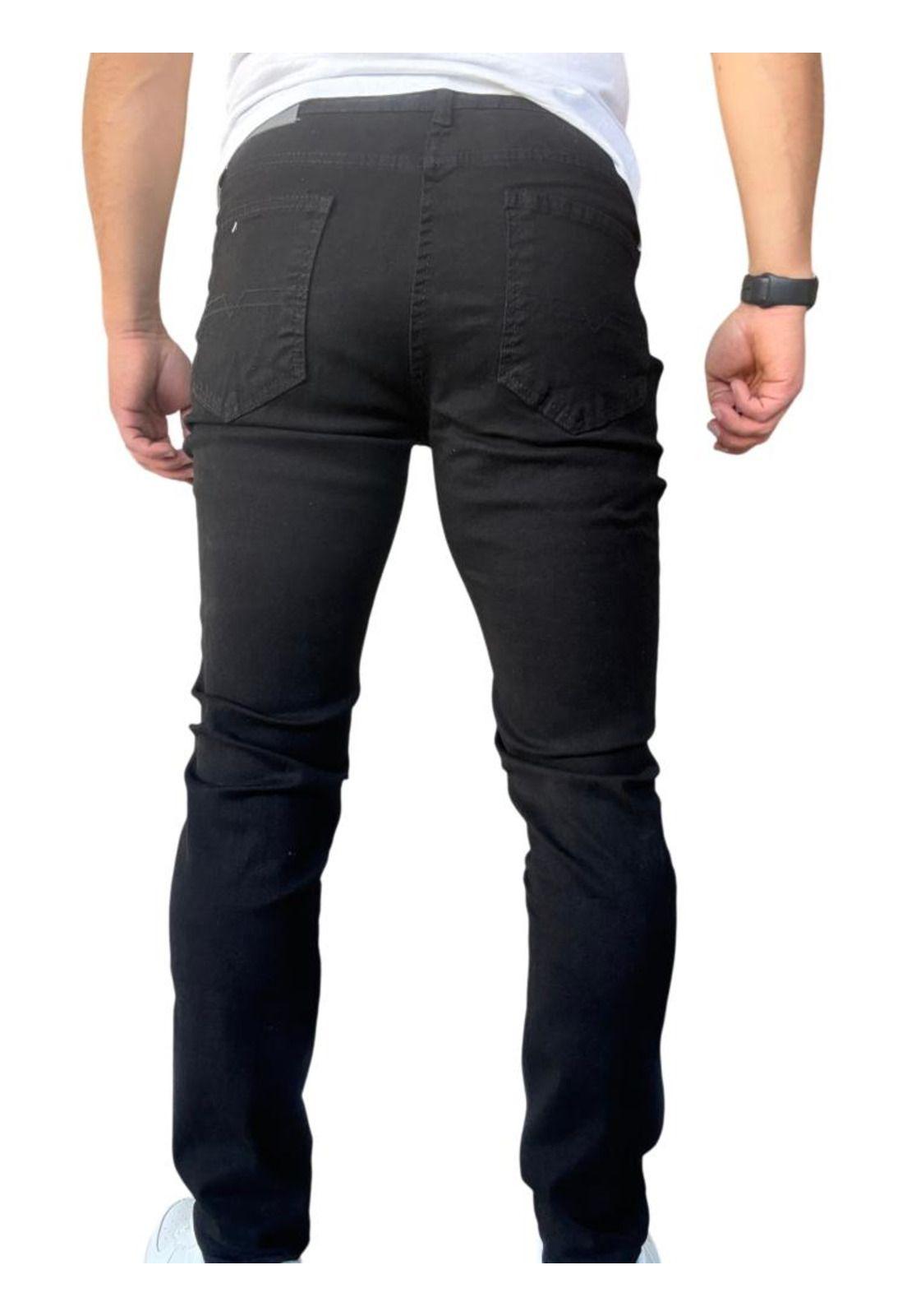 Jeans Slim Fit Negro -6