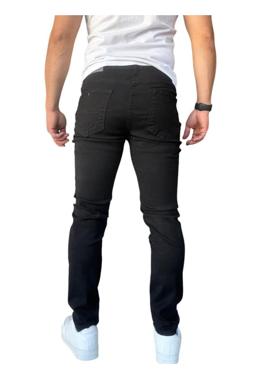 Jeans Slim Fit Negro -7