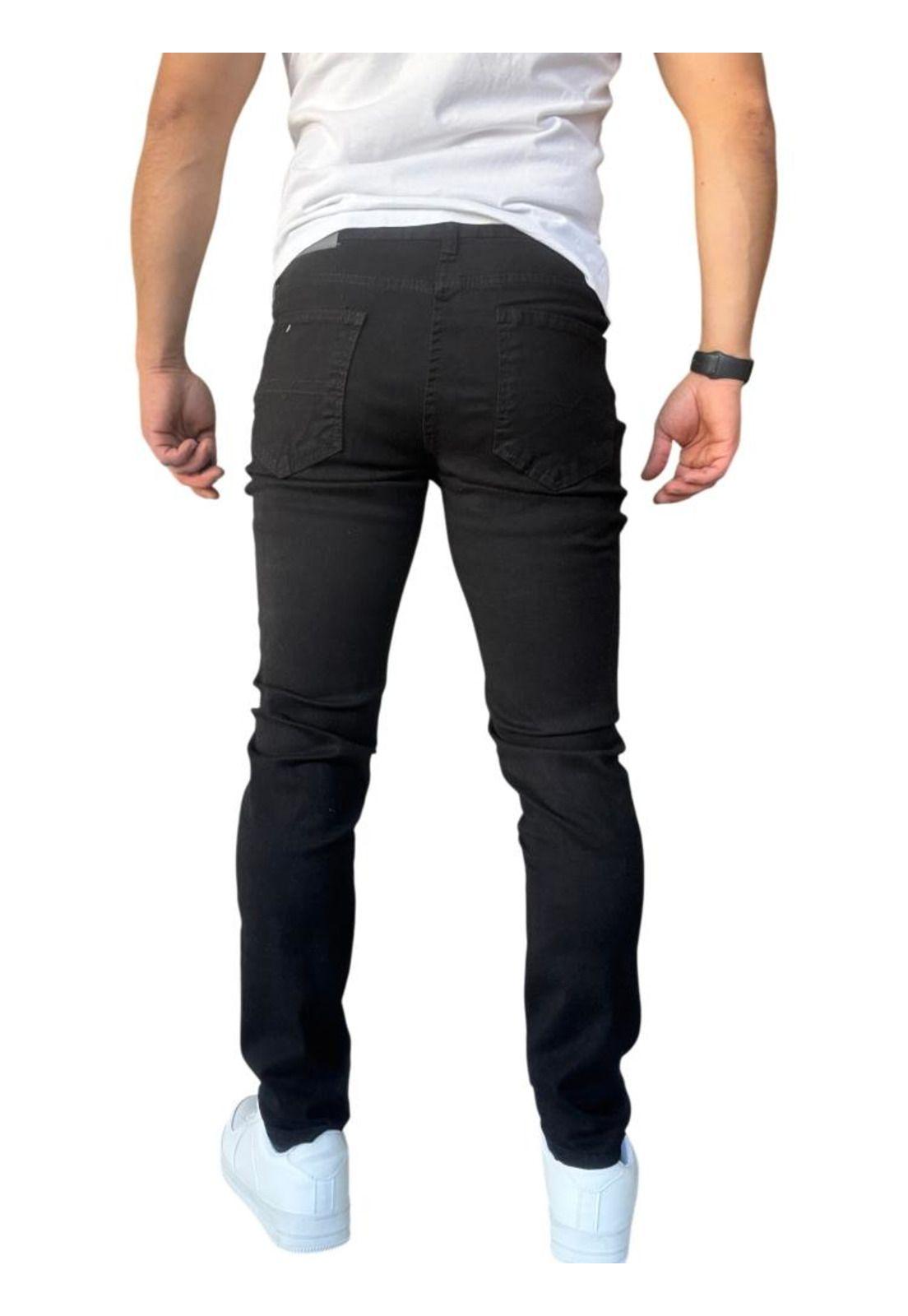 Jeans Slim Fit Negro -8