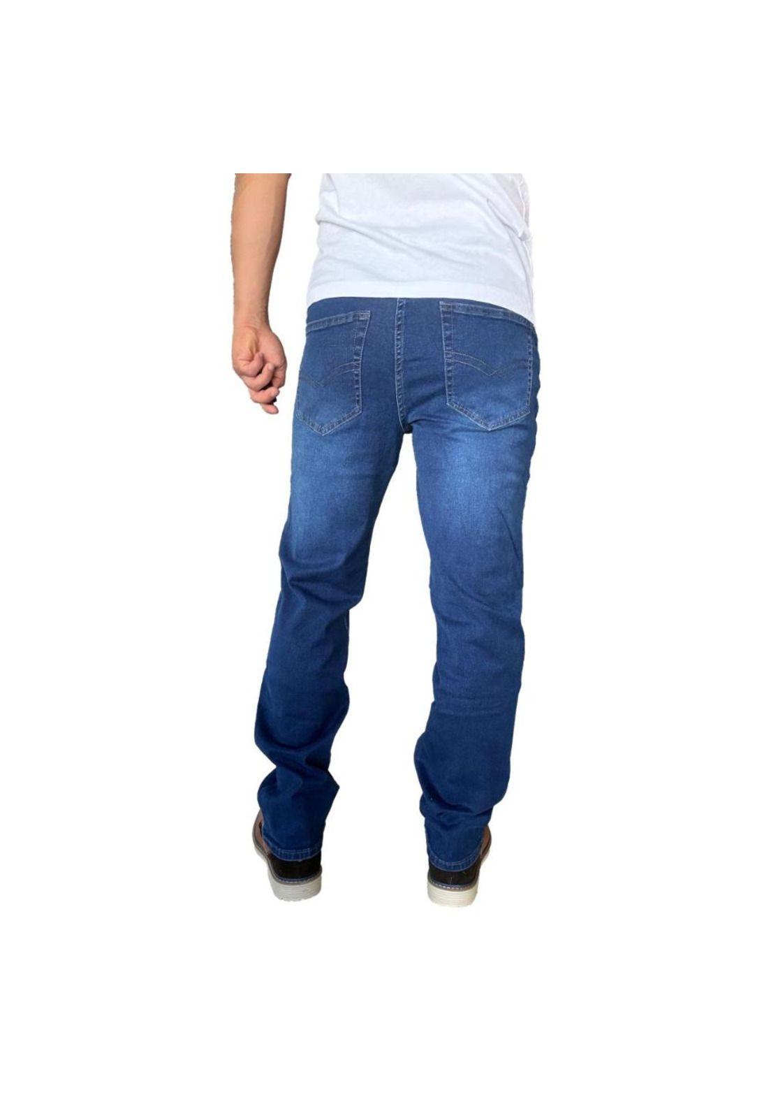Jeans Elasticados Straight Fit Semirectos-5
