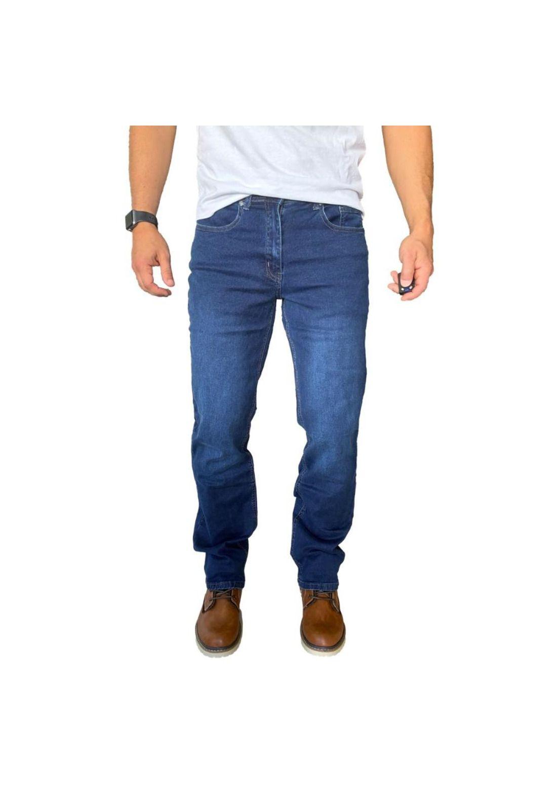 Jeans Elasticados Straight Fit Semirectos-8