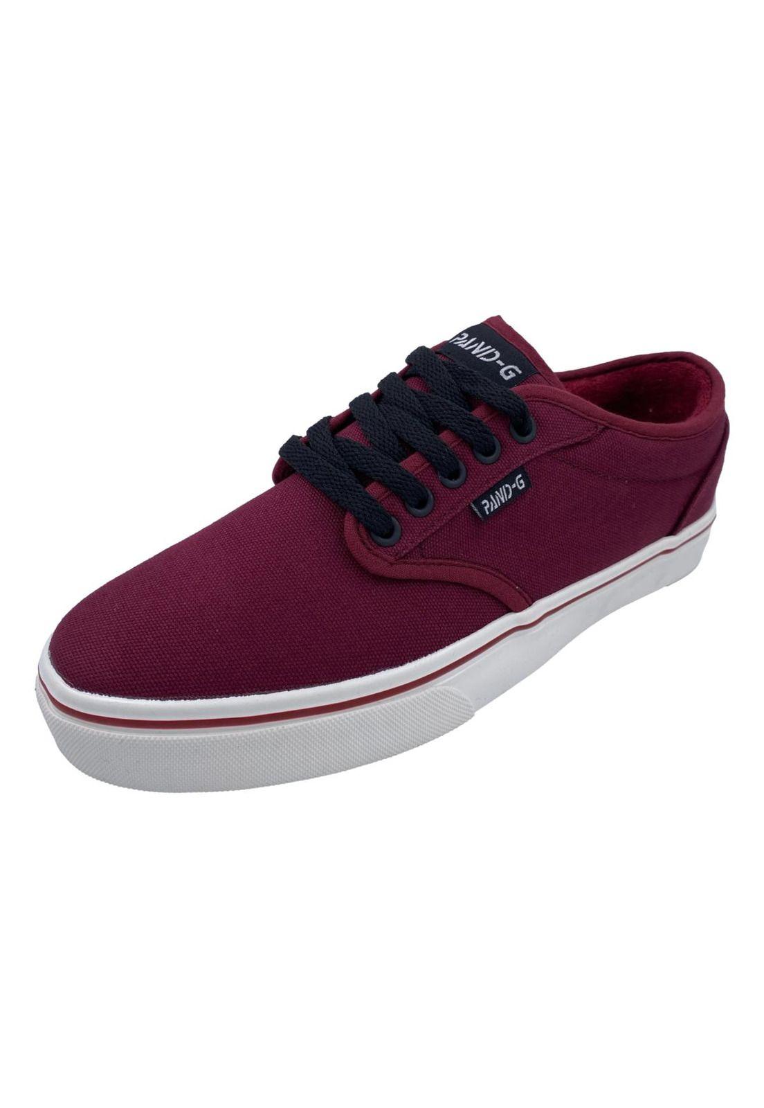 Zapatilla Lona Burdeo PandG-0