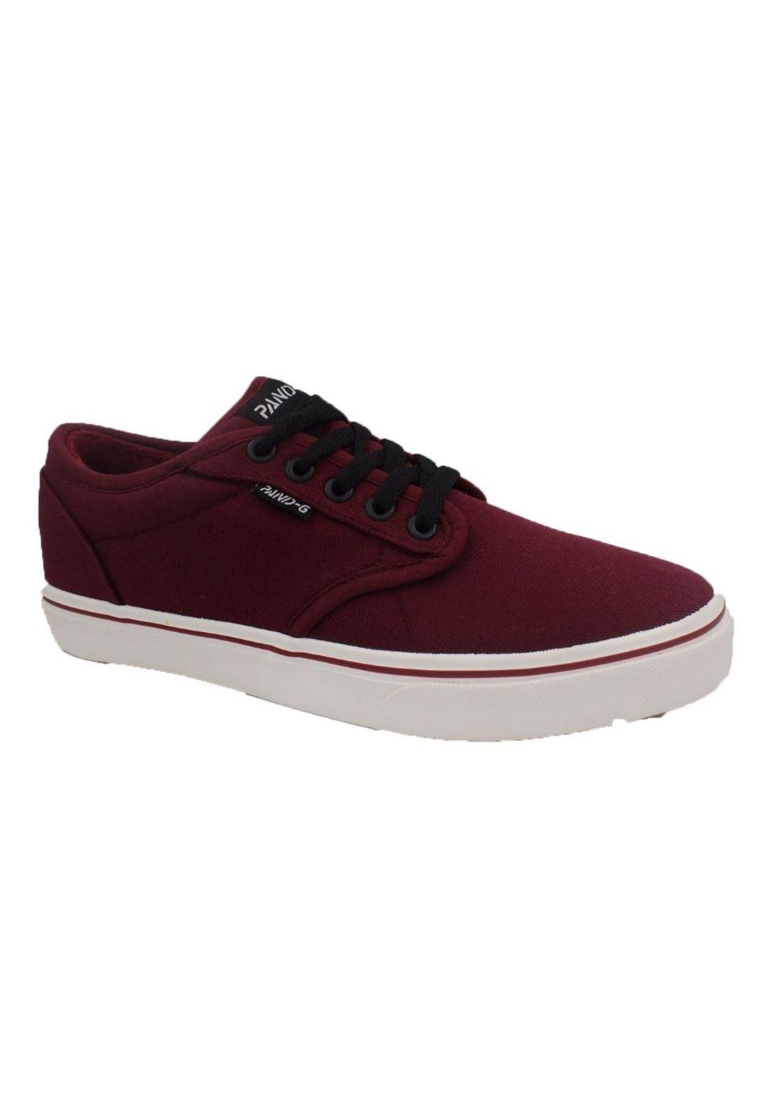 Zapatilla Lona Burdeo PandG-2