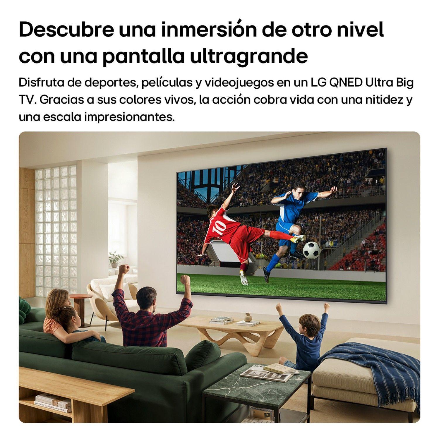 Smart TV LG 75" QNED evo AI QNED65 4K 2026 + Magic Remote Control-3