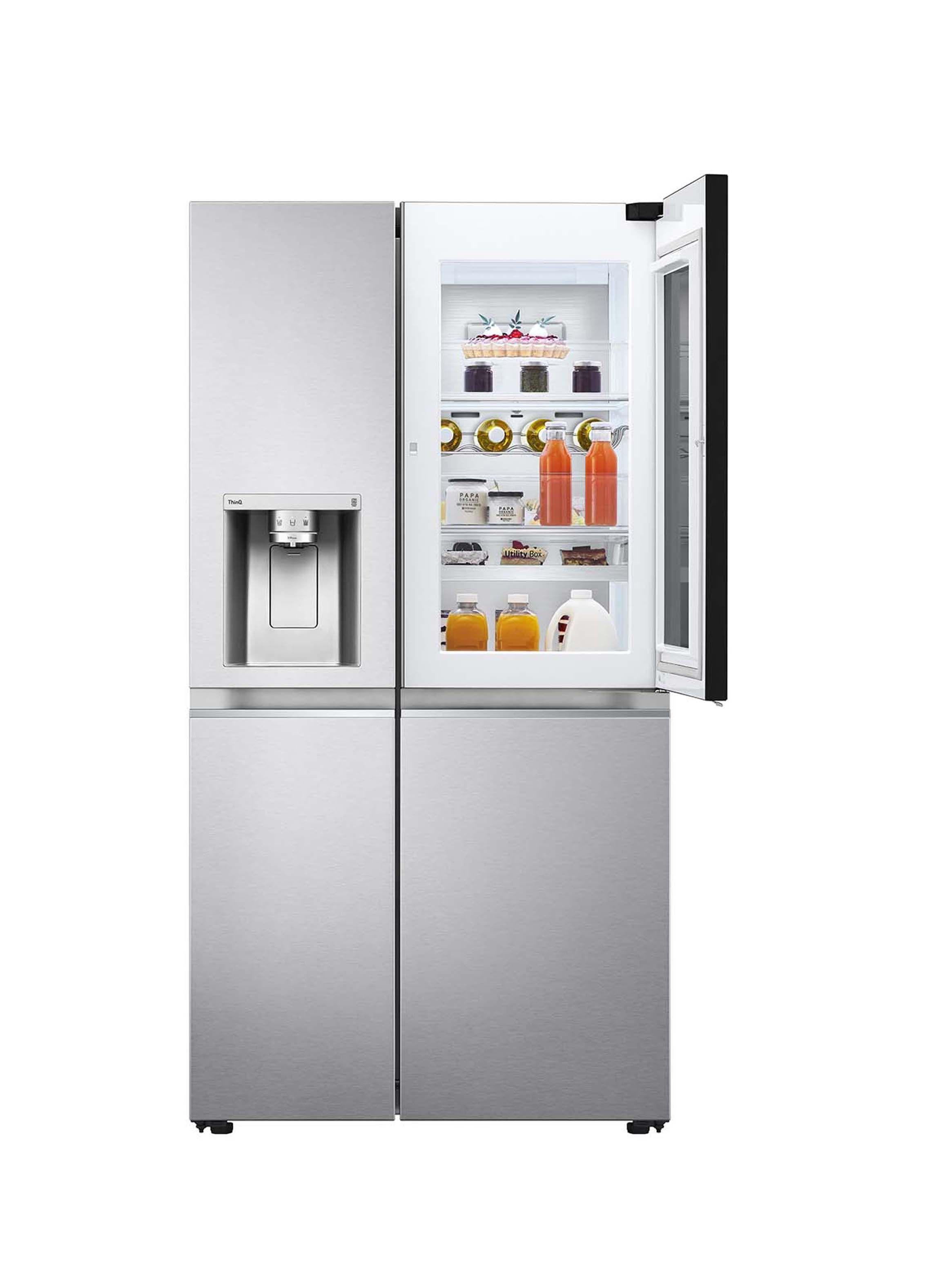 Refrigerador Side by Side LG 635 Litros con Instaview™ GS66SXNC-4