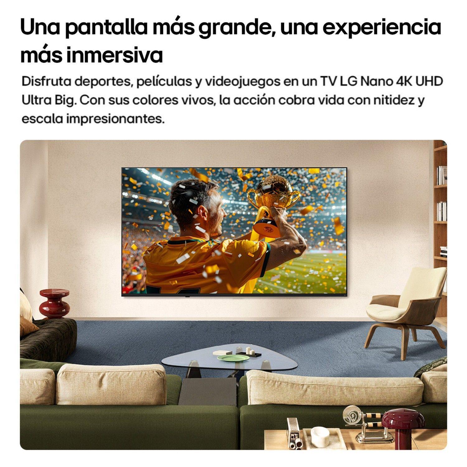 Smart TV LG 98" NANO UHD AI NU855 4K 2026 + Magic Remote Control-2