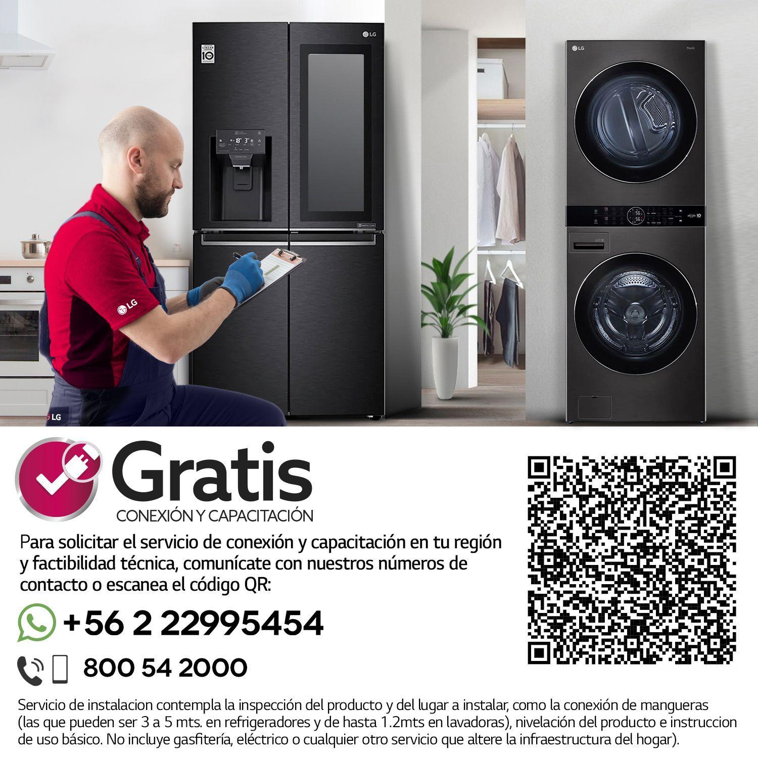 Lavadora Secadora Carga Frontal LG 14/8Kg WD14WVC4S6 con AIDD™ -6