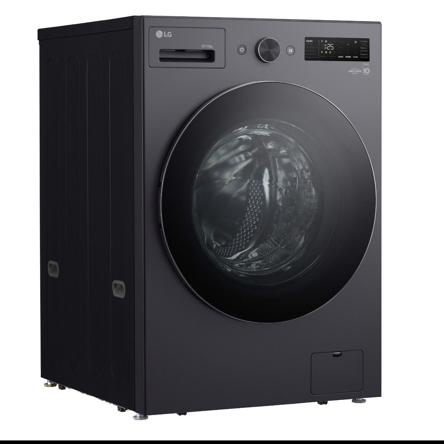 Lavadora Carga Frontal 20kg WM20EGNTSPG LG-4
