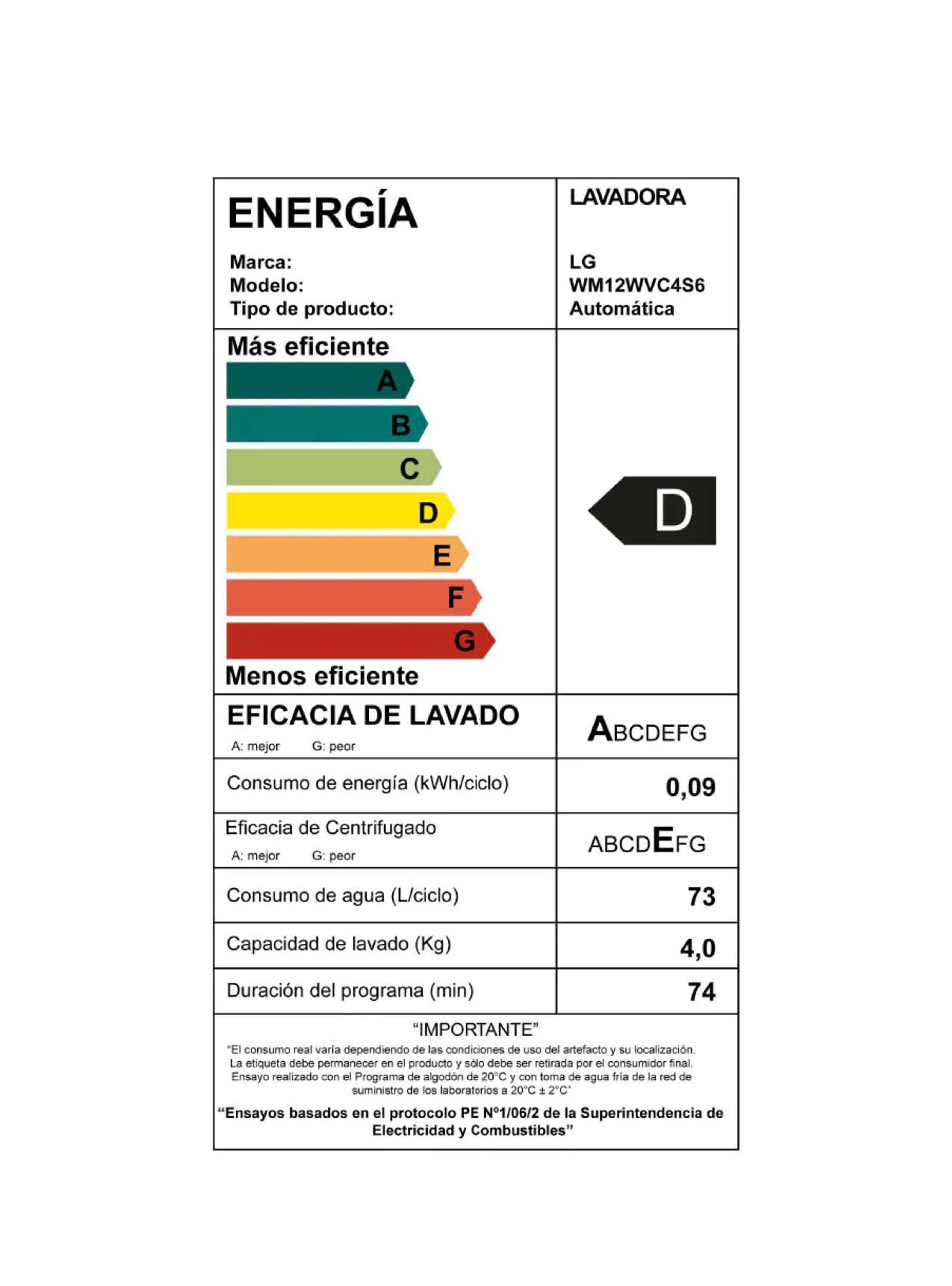 Lavadora Carga Frontal LG 12 Kg WM12WVC4S6 con ThinQ y AIDD™-6