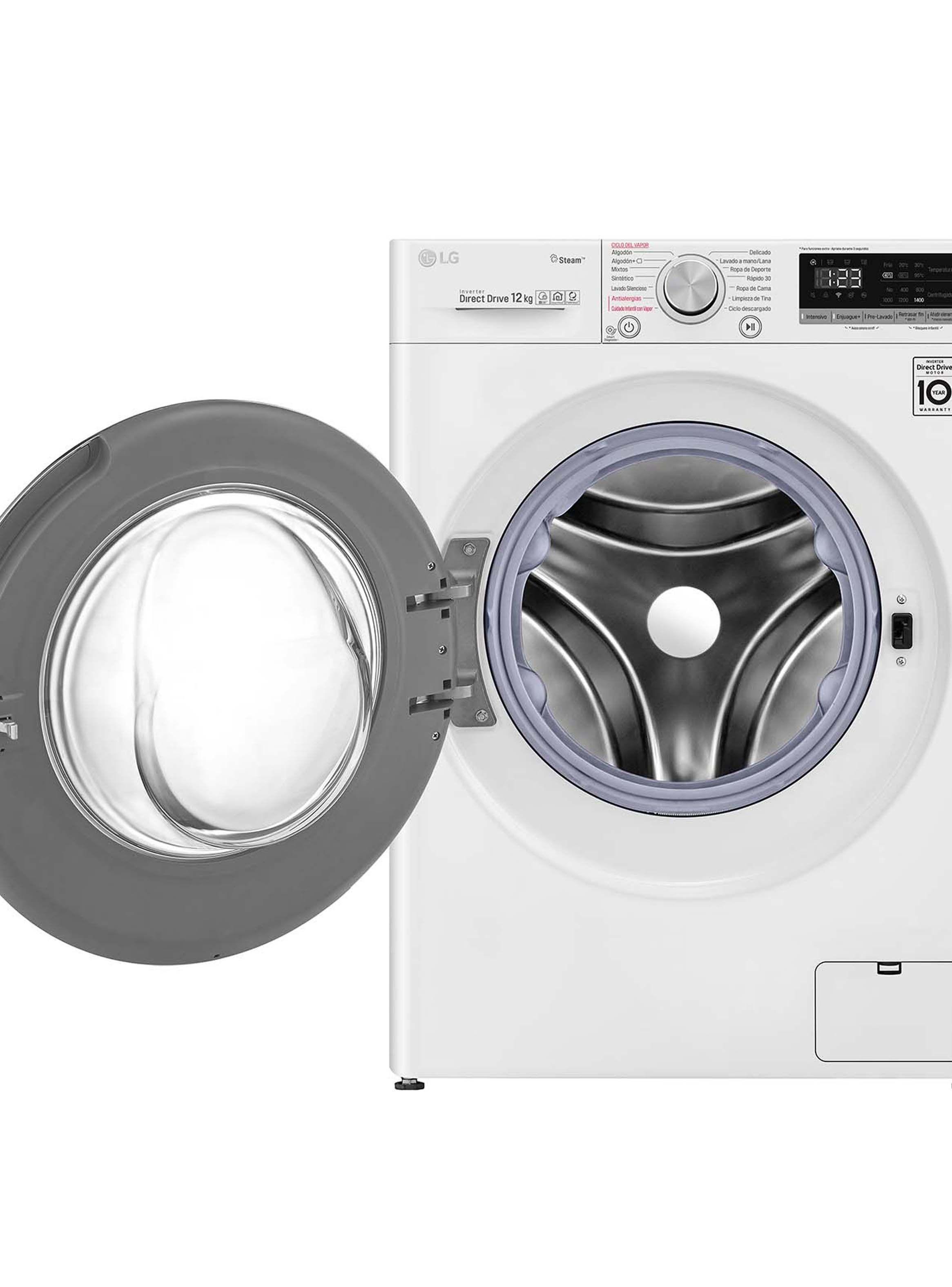 Lavadora Carga Frontal LG 12 Kg WM12WVC4S6 con ThinQ y AIDD™-1