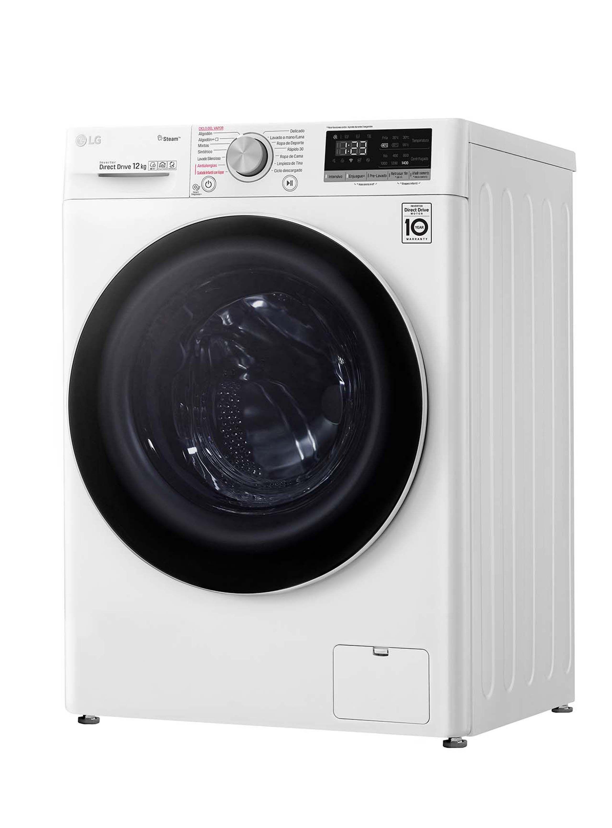 Lavadora Carga Frontal LG 12 Kg WM12WVC4S6 con ThinQ y AIDD™-2