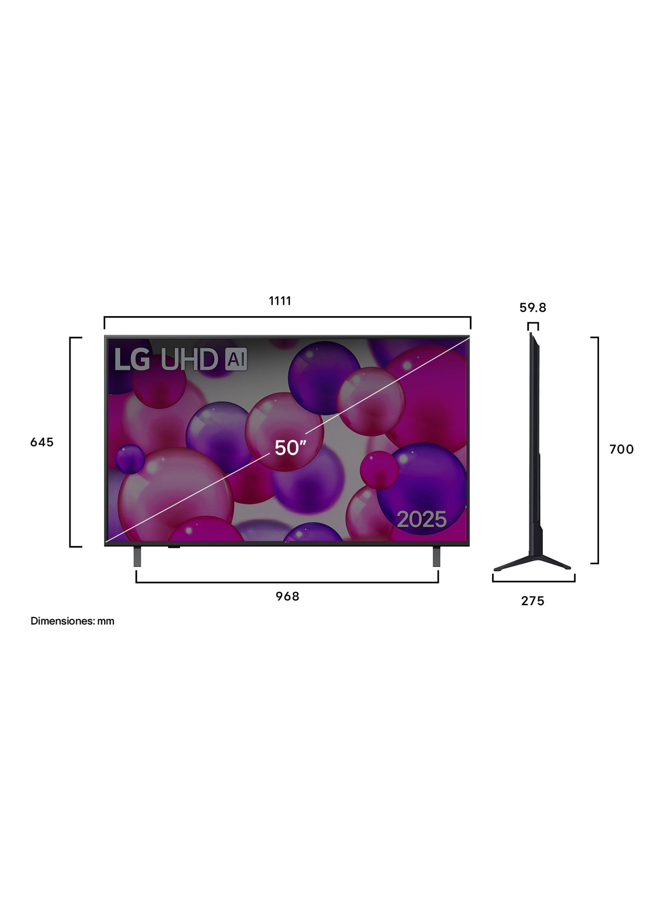 Televisor LED Web OS 50" Smart TV 4K UHD 50UA8000PSB LG (2025)-1