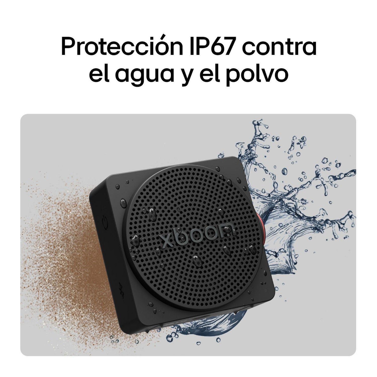 
Parlante LG Xboom Mini - Diseño compacto - IP67 - batería 10h - Negro-6