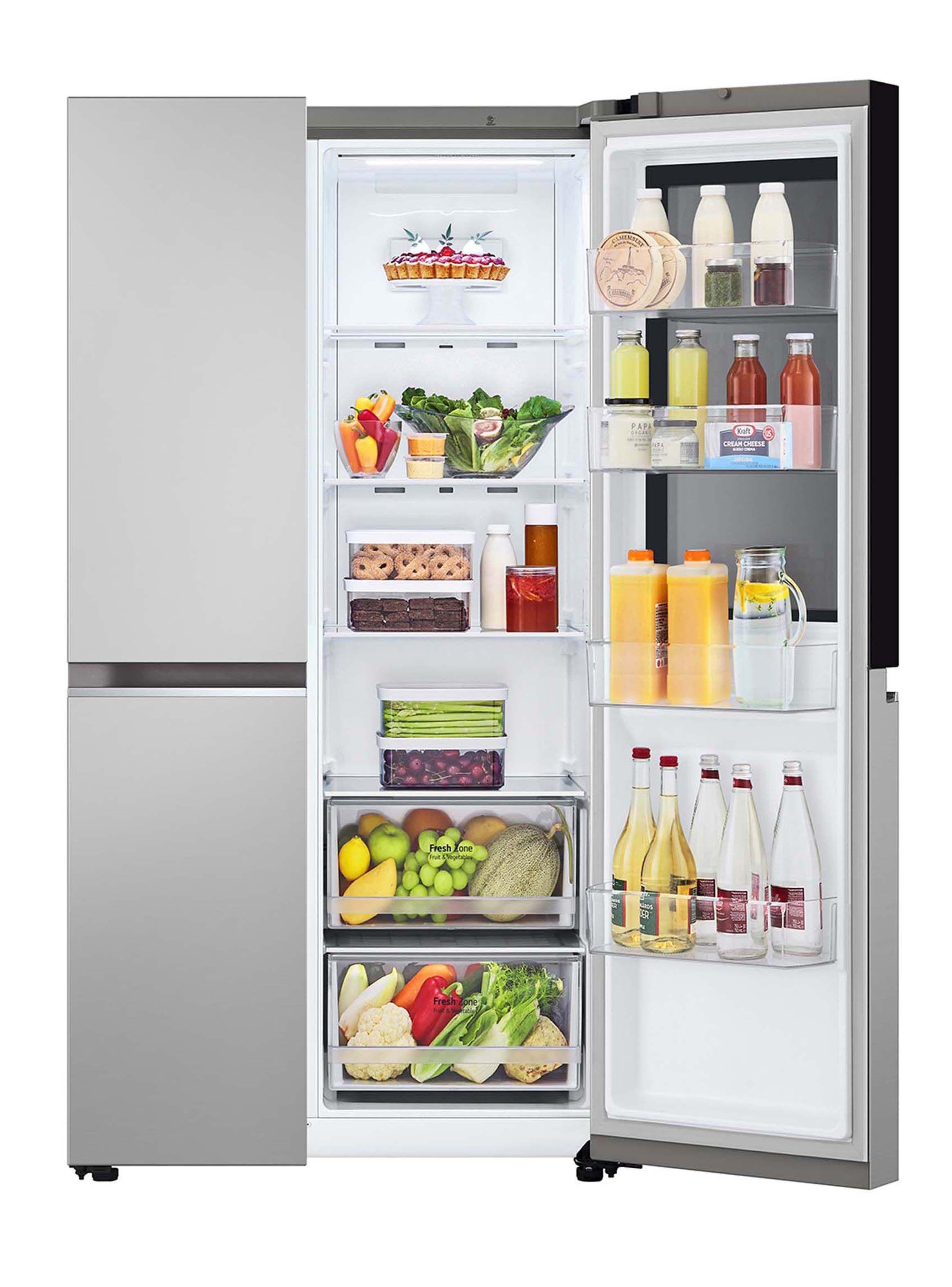 Refrigerador Side by Side LG 655 Litros con Motor Smart Inverter Compressor GS66BVP-3