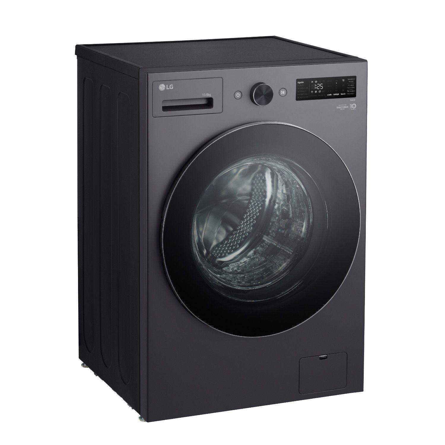 Lavadora Secadora 15/8kg WD15EGNTSPG LG-4