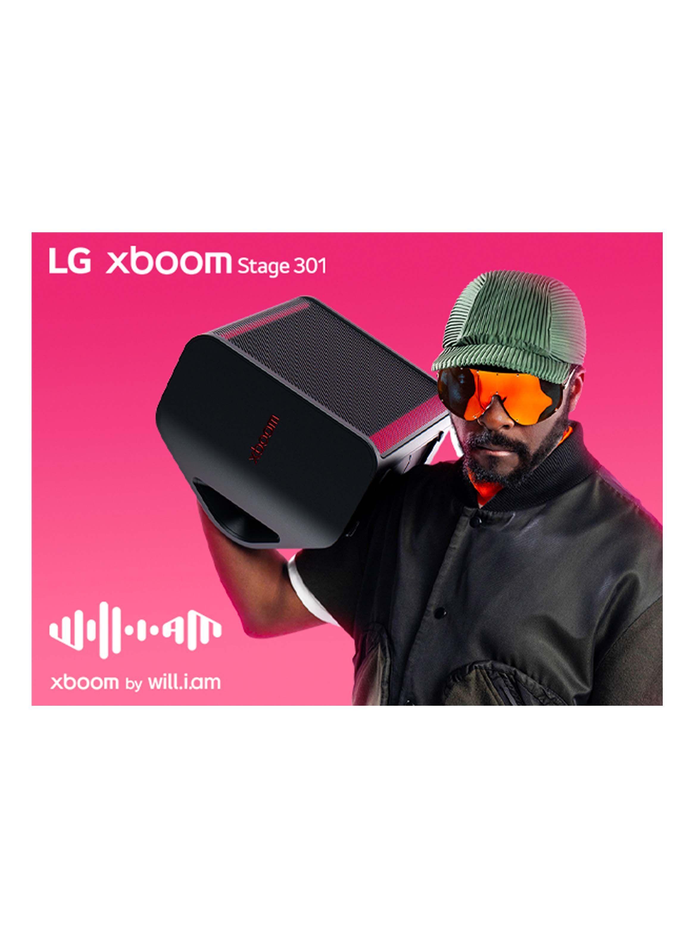 Parlante Bluetooth LG XBOOM by will.i.am con Resistencia al agua STAGE301-7
