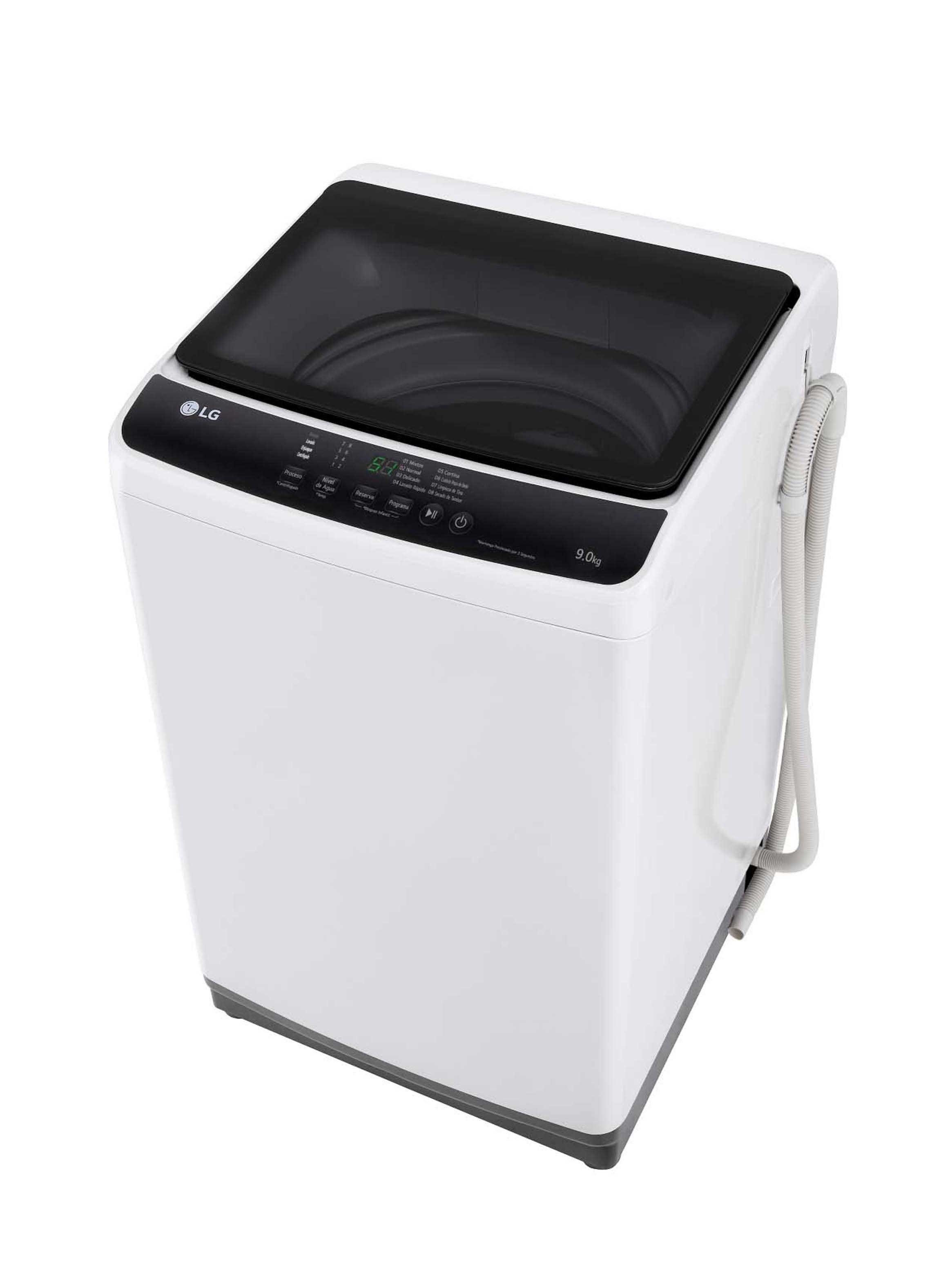 Lavadora Carga Superior LG 9Kg WT9WL con Lavado Rápido-5