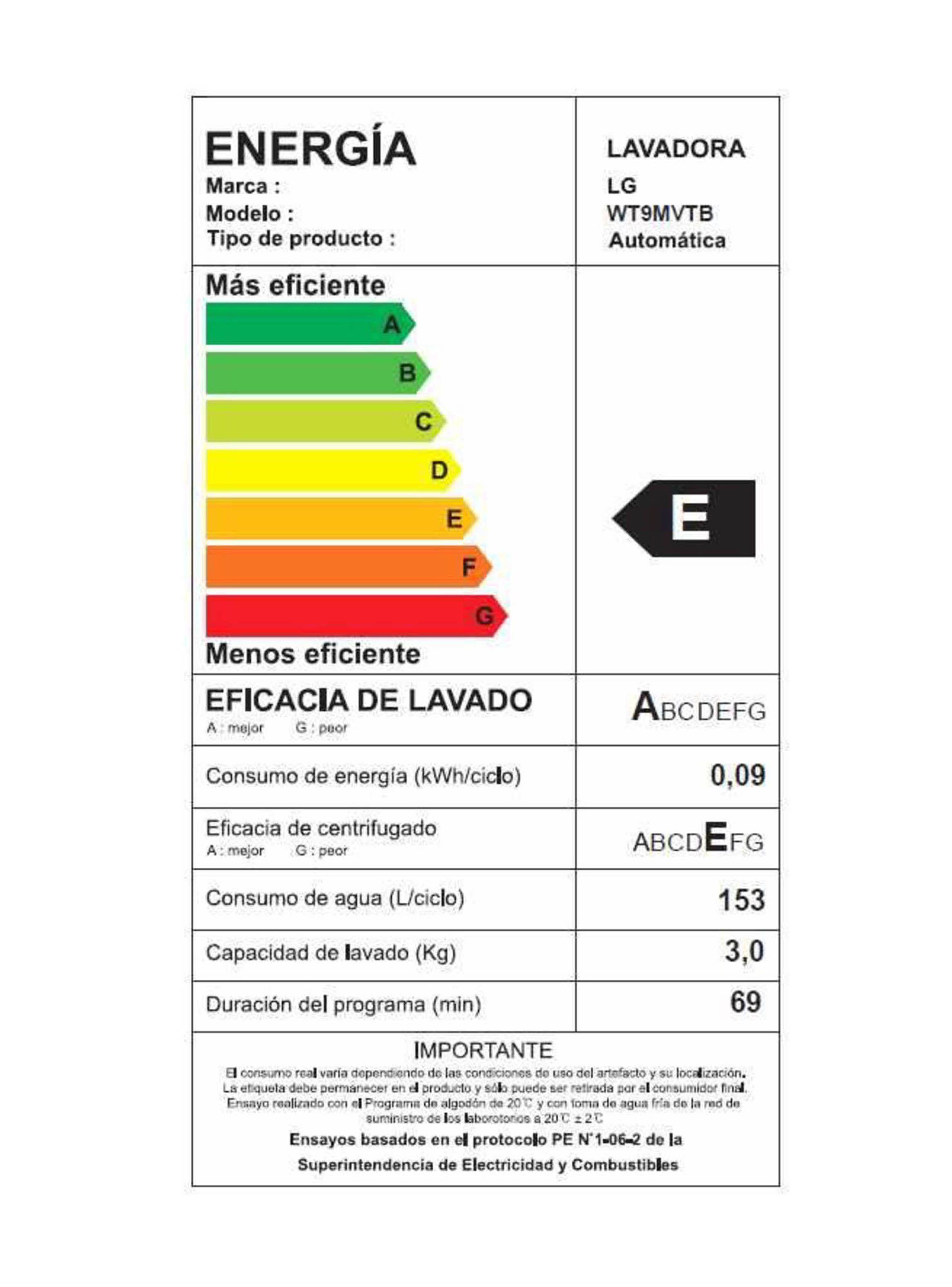Lavadora Carga Superior LG 9 KG WT9MVTB con Turbo Drum-6