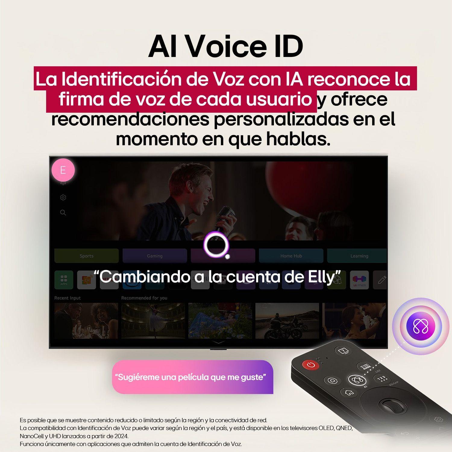 Televisor QNED 55" Smart TV  4K UHD AI 55QNED83ASG (2025) + Magic Remote LG-4