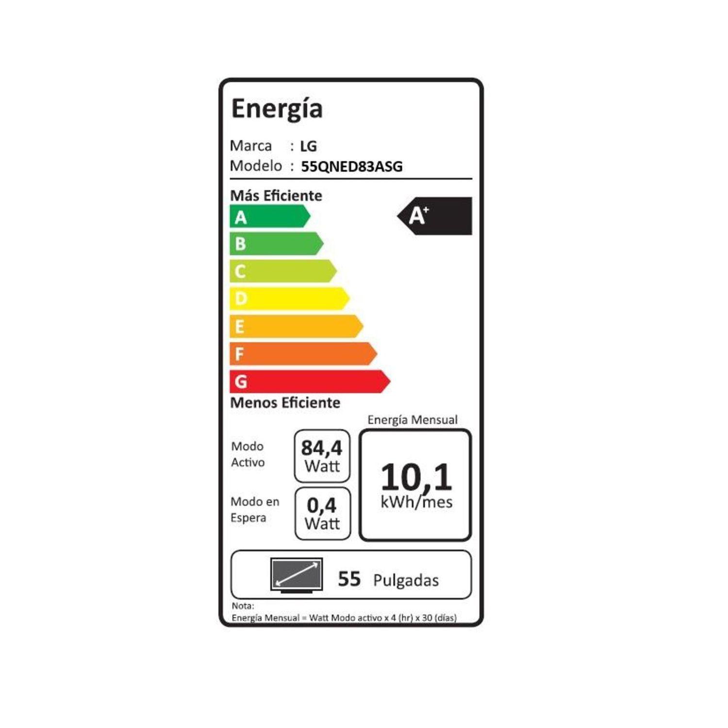 Televisor QNED 55" Smart TV  4K UHD AI 55QNED83ASG (2025) + Magic Remote LG-6