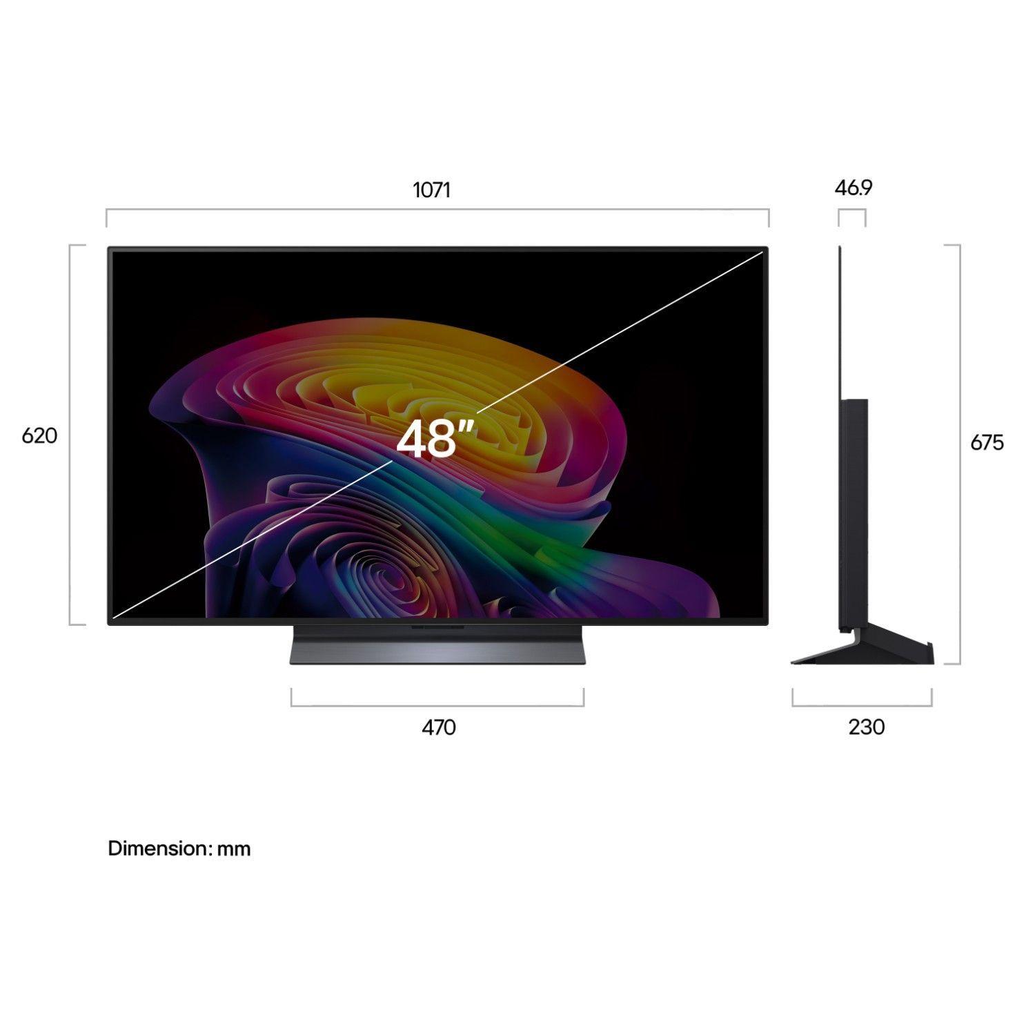 Smart TV LG OLED evo AI C6 48" OLED48C6PSA 2026 4K UHD-1