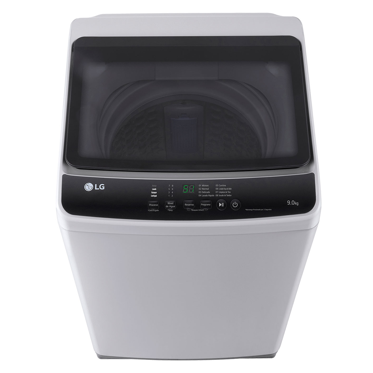 Lavadora Carga Superior 9kg WT9EL con lavado rápido LG-5