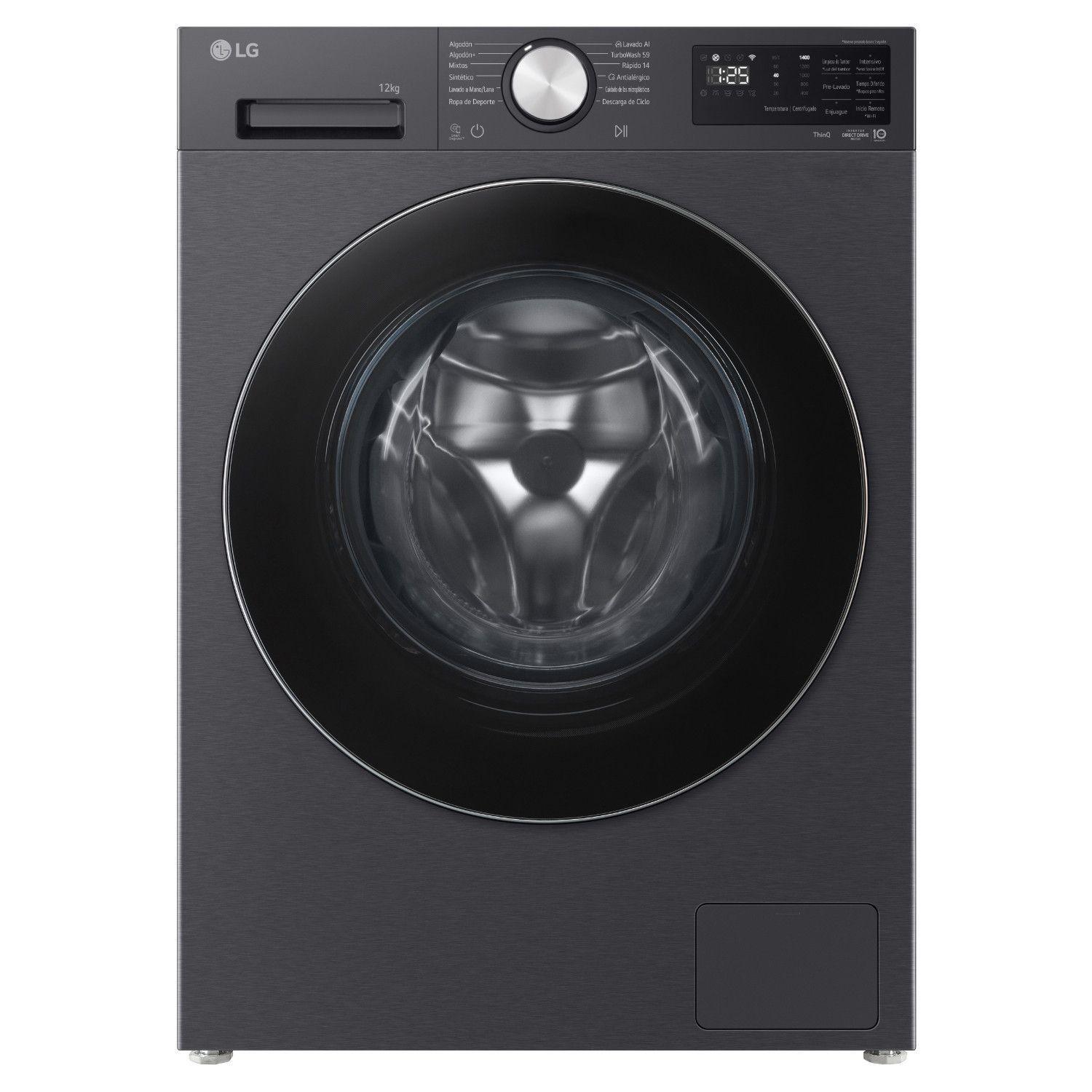 Lavadora Carga Frontal 12Kg WM12MBVX5S6 LG con AIDD™'-0